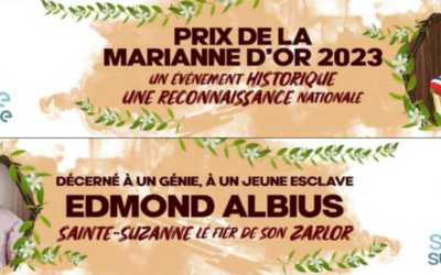 Marianne d’Or 2023 : Sainte-Suzanne lauréate, l’unique ville d’outre-mer récompensée pour son travail de mémoire !
