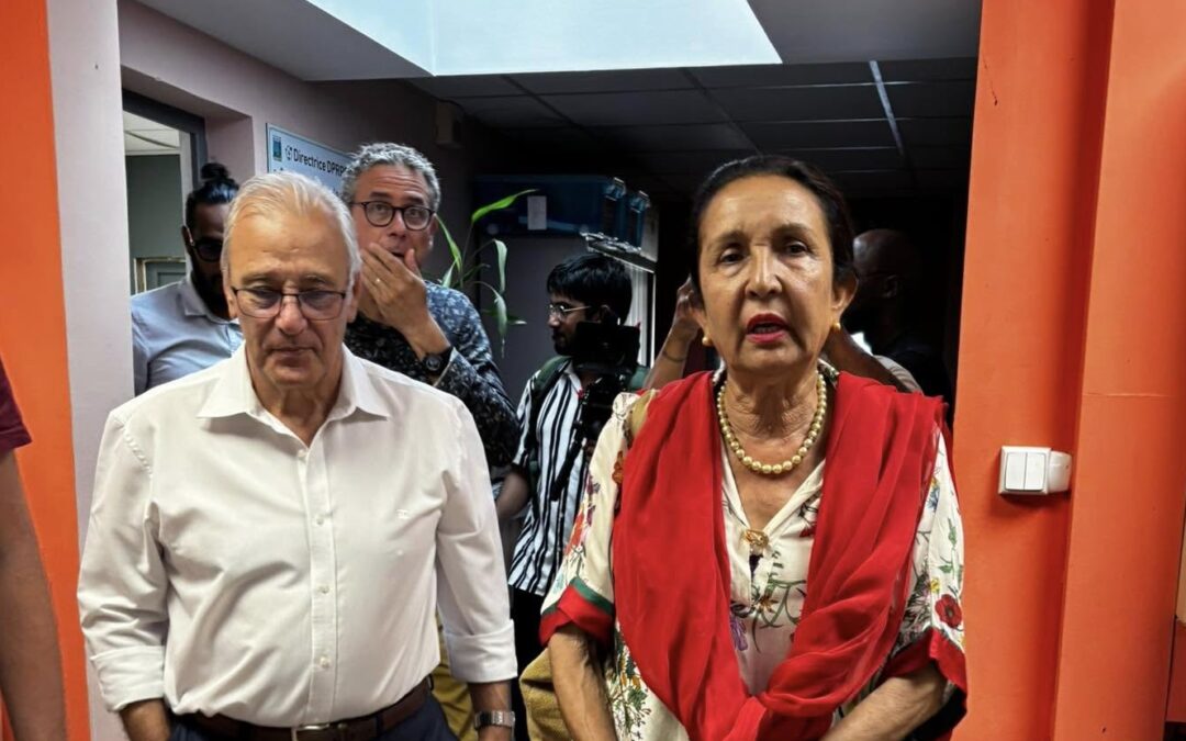 Maurice Gironcel et Huguette Bello unis pour la reconstruction après le cyclone Garance