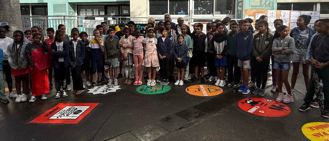 Retour en images de l’inauguration du jeu au sol Prév’oie