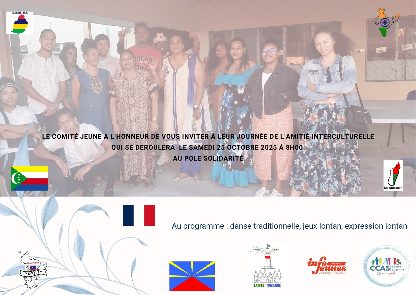 Invitation journée de l'amitié 2025 comité jeune